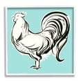 thumbnail image 1 of Stupell Industries Modern Rooster Drawing Animals & Insects Painting White Framed Art Print Wall Art, 12 x 12, 1 of 9