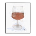 thumbnail image 1 of Stupell Industries Modern Modern Rosé in Glass Black Framed Giclee Art, 24 x 30, by Matthew Piotrowicz, 1 of 7