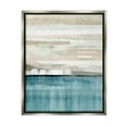 thumbnail image 1 of Stupell Industries Modern Sea Landscape Abstract Painting Gray Floater Framed Canvas Art Print Wall Art, 17 x 21, 1 of 10