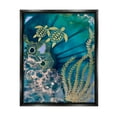 thumbnail image 1 of Stupell Industries Modern Sea Life Patterns Abstract Painting Black Floater Framed Canvas Art Print Wall Art, 25 x 31, 1 of 10