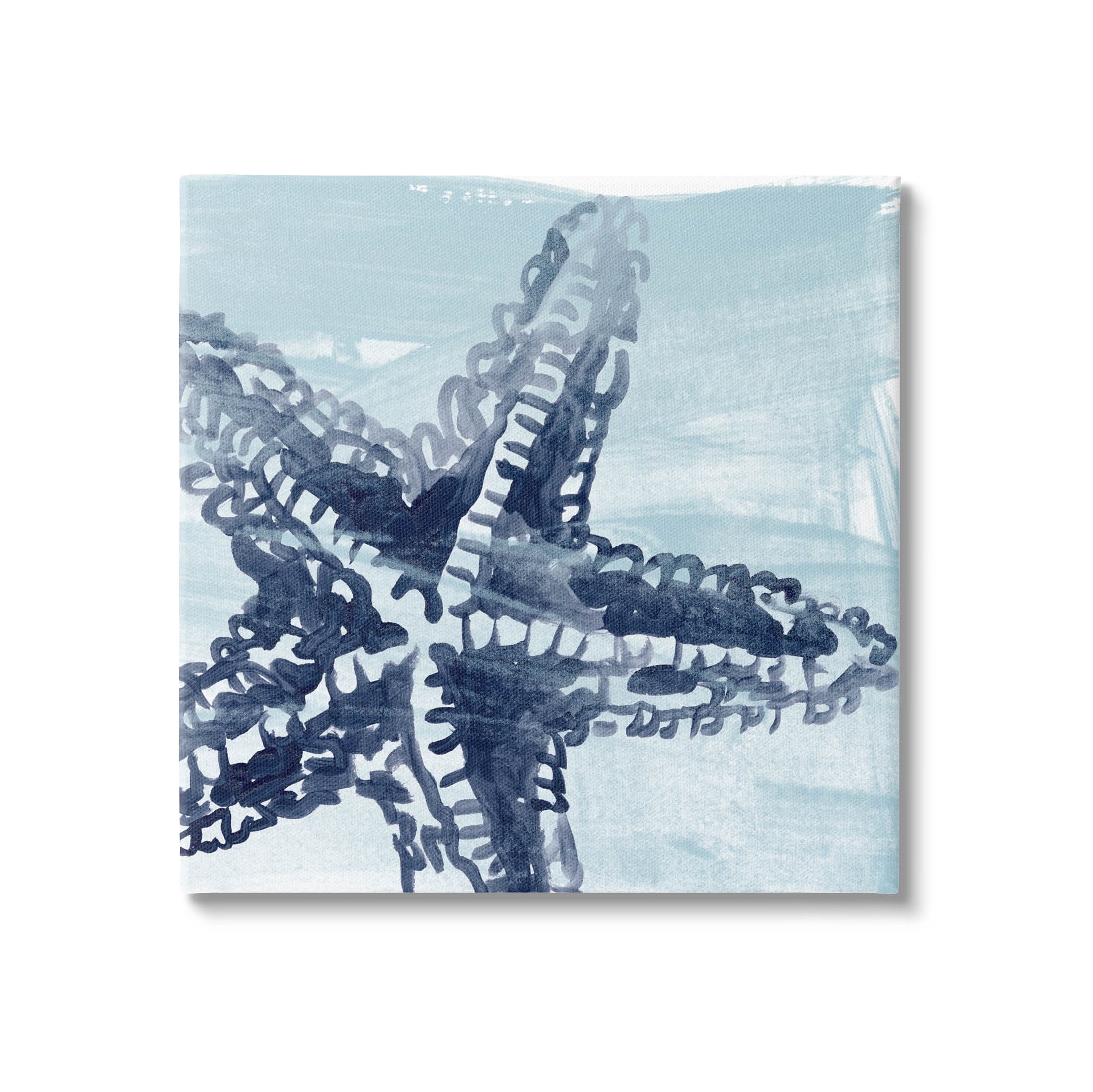 Stupell Industries Modern Sea Life Starfish Graphic Art Gallery Wrapped Canvas Print Wall Art, Design by June Erica Vess