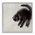 thumbnail image 1 of Stupell Industries Modern Simple Cat Watercolor Gray Framed Giclee Art, 24 x 24, by Melissa Wang, 1 of 8