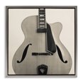 thumbnail image 1 of Stupell Industries Modern Simple Chic Guitar Gray Floating Frame Canvas Art, 25 x 25, by Deborah Revell, 1 of 8