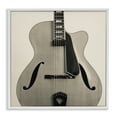 thumbnail image 1 of Stupell Industries Modern Simple Chic Guitar White Framed Giclee Art, 17 x 17, by Deborah Revell, 1 of 8