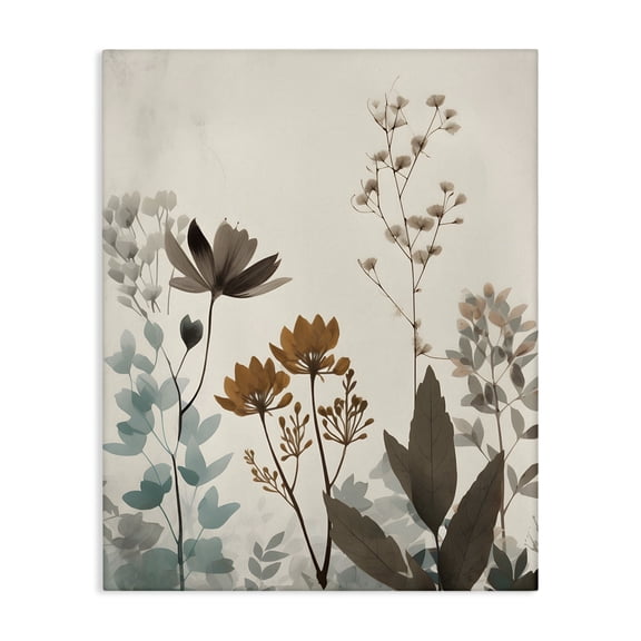 Stupell Industries Modern Soft Beige Botanicals Canvas Art, 30 x 40, by Petals Prints Design