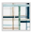 thumbnail image 1 of Stupell Industries Modern Soft Woven Pattern White Framed Giclee Art, 17 x 17, by Grace Popp, 1 of 8