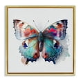 Stupell Industries Modern Splash Butterfly Animals & Insects Painting