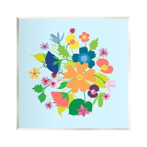 Stupell Industries Modern Spring Petals Botanical & Floral Painting Unframed Art Print Wall Art, 12 x 12