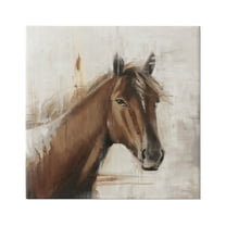 Stupell Industries Modern Stallion Painting Painting Gallery Wrapped Canvas Print Wall Art, Design by Liz Jardine