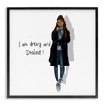 thumbnail image 1 of Stupell Industries Modern Strong & Resilient Female Black Framed Giclee Art, 12 x 12, by Saba Rauf, 1 of 7