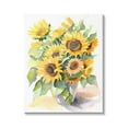 thumbnail image 1 of Stupell Industries Modern Sunflowers on White Botanical & Floral Painting Gallery Wrapped Canvas Art Print Wall Art, 16 x 20, 1 of 8