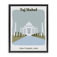 thumbnail image 1 of Stupell Industries Modern Taj Mahal Architecture Black Floating Frame Canvas Art, 17 x 21, by Regina Moore, 1 of 8