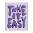 thumbnail image 1 of Stupell Industries Modern Take It Easy Letters Canvas Art, 16 x 20, by Victoria Barnes, 1 of 8