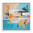 thumbnail image 1 of Stupell Industries Modern Tropical Abode Abstraction White Framed Giclee Art, 24 x 24, by Irena Orlov, 1 of 8