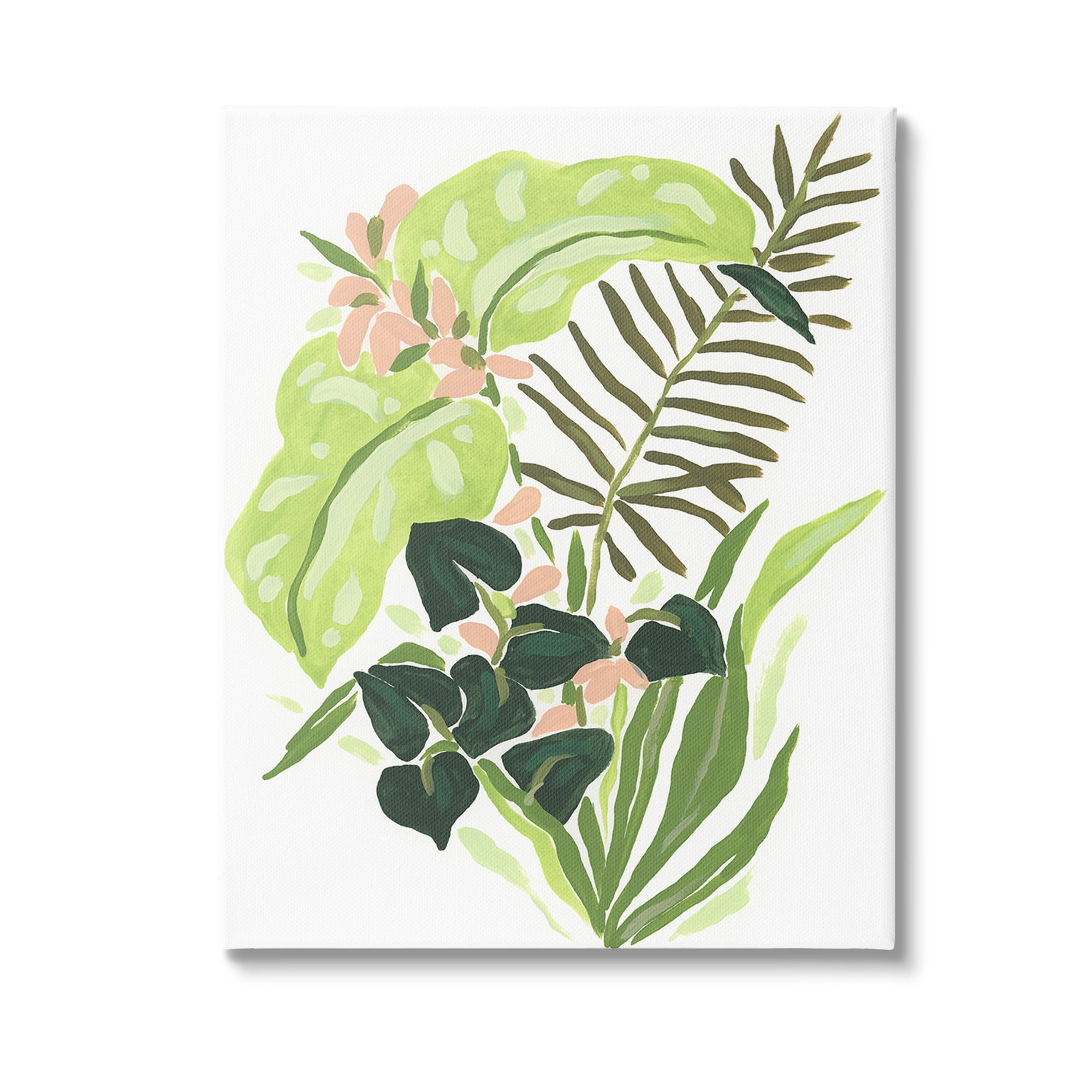 Stupell Industries Modern Tropical Herbs Botanical & Floral Painting Gallery Wrapped Canvas Art Print Wall Art, 36 x 48