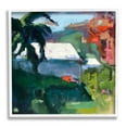 thumbnail image 1 of Stupell Industries Modern Tropical House Scenery Painting White Framed Art Print Wall Art, Design by Page Pearson Railsback, 1 of 7