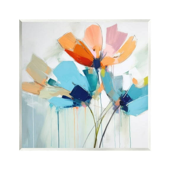 Stupell Industries Modern Tulips Abstraction Abstract Painting Unframed Art Print Wall Art, 12 x 12