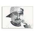 thumbnail image 1 of Stupell Industries Modern Tupac Portrait Abstract Pattern Famous Figure, 15 x 10, Design by Birch&Ink, 1 of 5