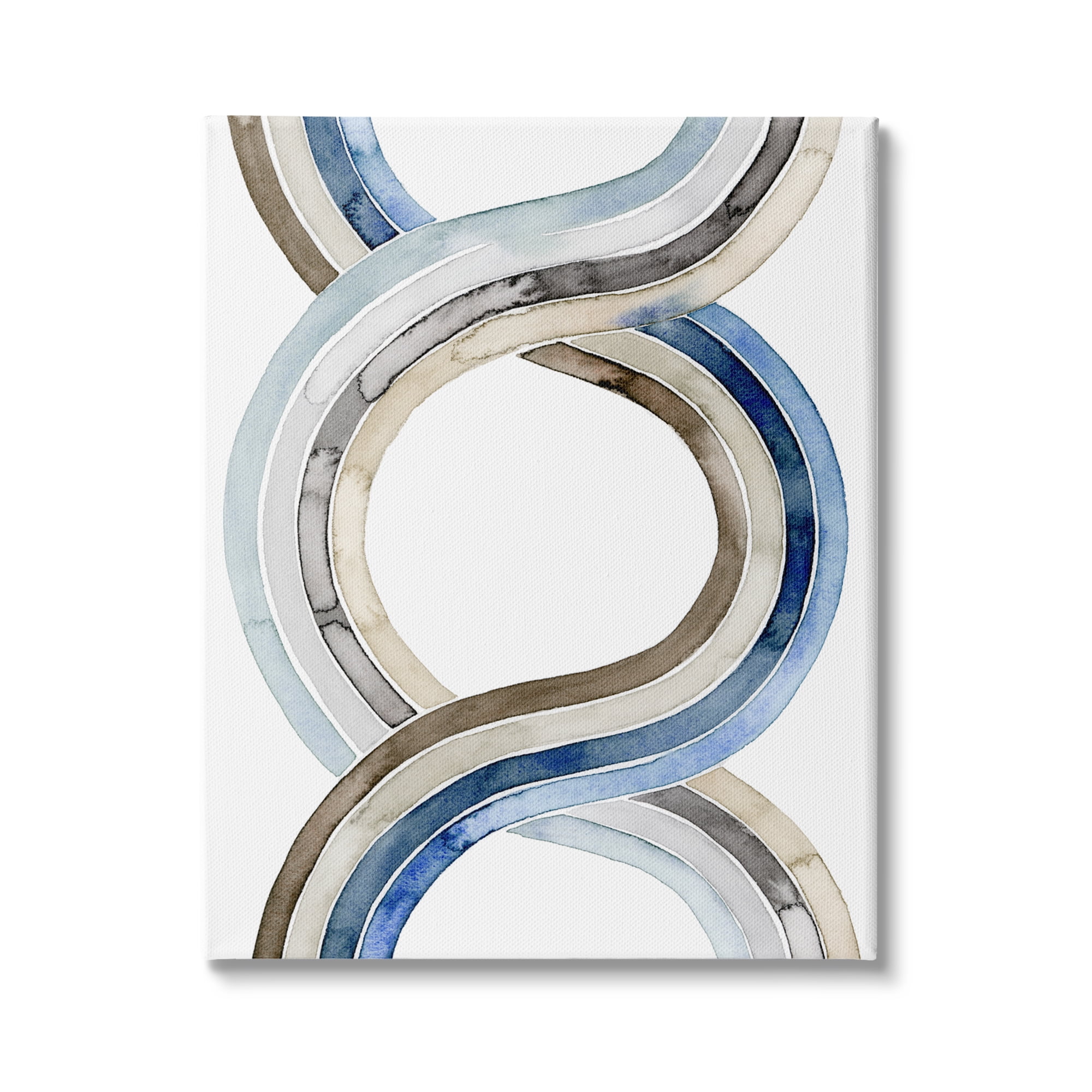 Stupell Industries Modern Two Dimensional Helix Abstract Watercolor Painting, 30 x 40,Design by Grace Popp