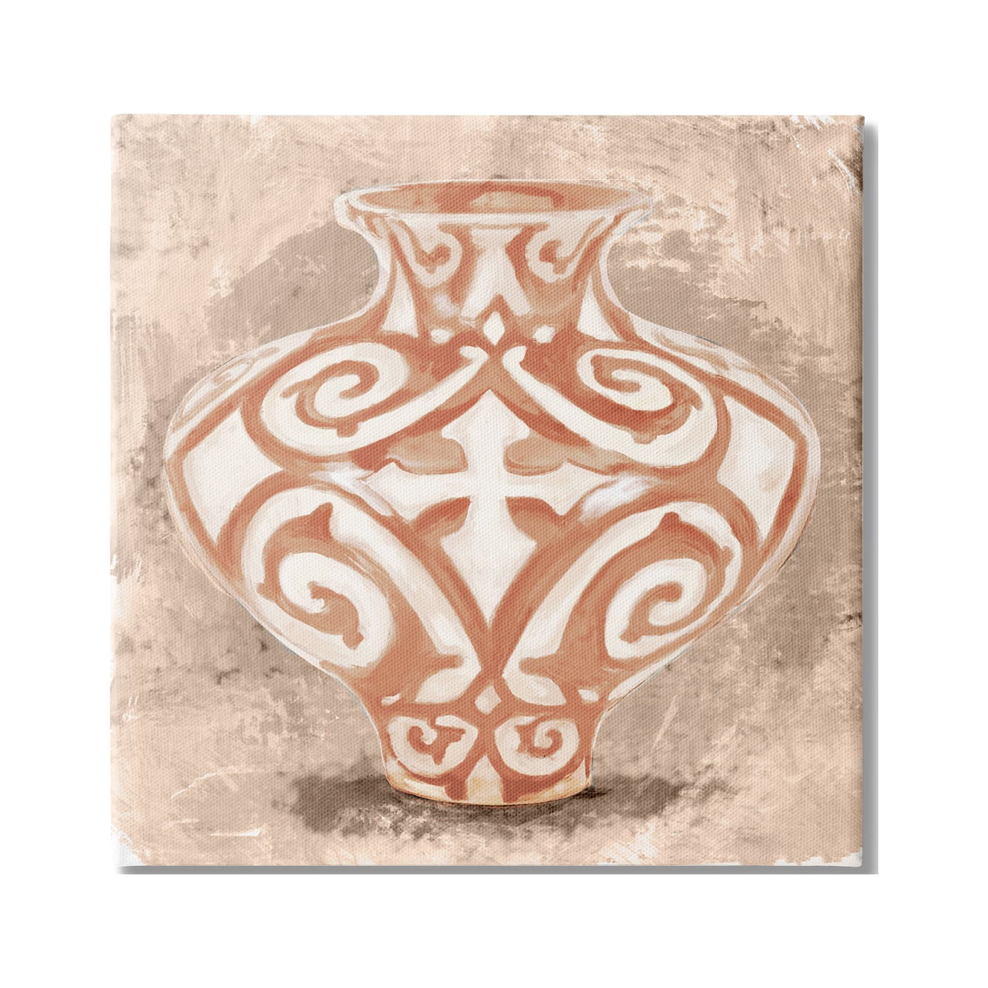 Stupell Industries Modern Urn Still Life Abstract Shape Pattern, 30 x 30,Design by Daphne Polselli