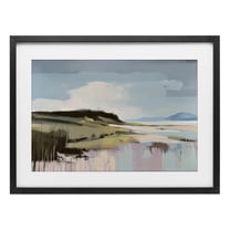 Stupell Industries Modern Verdant Waters Black Framed Print Under Glass design by Elara Yasna, 14 x 20