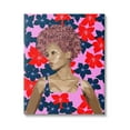 thumbnail image 1 of Stupell Industries Modern Vivid Flower Pattern Woman Botanical & Floral Painting Gallery Wrapped Canvas Print Wall Art, 1 of 5