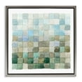 thumbnail image 1 of Stupell Industries Modern Watercolor Checkered Shapes Abstract Painting Gray Floater Framed Canvas Art Print Wall Art, 25 x 25, 1 of 9