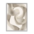 thumbnail image 1 of Stupell Industries Modern Wavy Abstraction Abstract Painting Gray Framed Art Print Wall Art, 16 x 20, 1 of 8