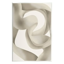 Stupell Industries Modern Wavy Abstraction Abstract Painting Unframed Art Print Wall Art, 10 x 15