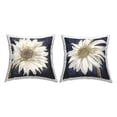 thumbnail image 1 of Stupell Industries Modern White Daisy Flower Close Up Petals Design by Sophie 6 Throw Pillow (set of 2), 1 of 6