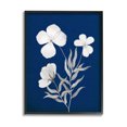thumbnail image 1 of Stupell Industries Modern White Flower Petals Graphic Art Black Framed Art Print Wall Art, Design by Kourtni Gunn, 1 of 7
