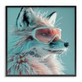 thumbnail image 1 of Stupell Industries Modern Winter Whimsy Fox Black Framed Giclee Art, 12 x 12, by Lazar Studio, 1 of 8