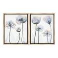 thumbnail image 1 of Stupell Industries Modern X-Ray Blooms Botanical & Floral Photography Brown Floater Framed Canvas Art Print Wall Art, 17 x 21, Set of 2, 1 of 10