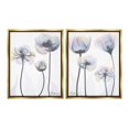 thumbnail image 1 of Stupell Industries Modern X-Ray Blooms Botanical & Floral Photography Gold Floater Framed Canvas Art Print Wall Art, 25 x 31, Set of 2, 1 of 10