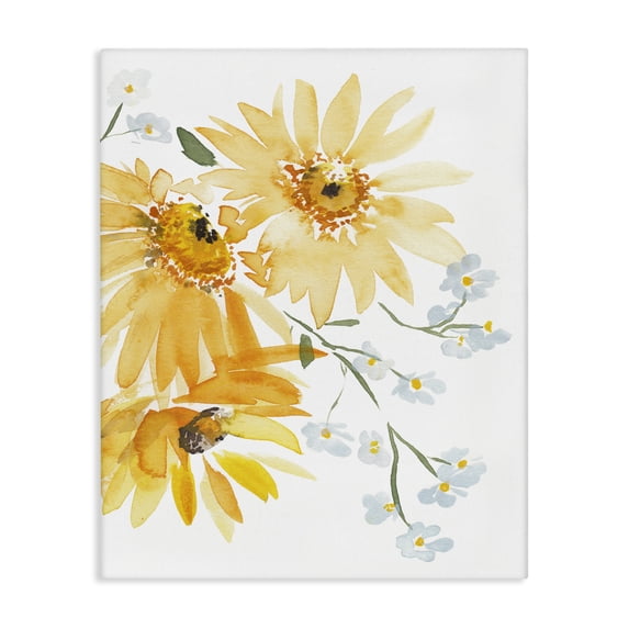 Stupell Industries Cottage Modern Yellow Daisies Canvas Art, 30 x 40, by Amanda Cook