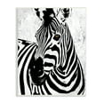 thumbnail image 1 of Stupell Industries Modern Zebra Portrait Striped Pattern Safari Animal, 13 x 19, Design by Sophie 6, 1 of 6