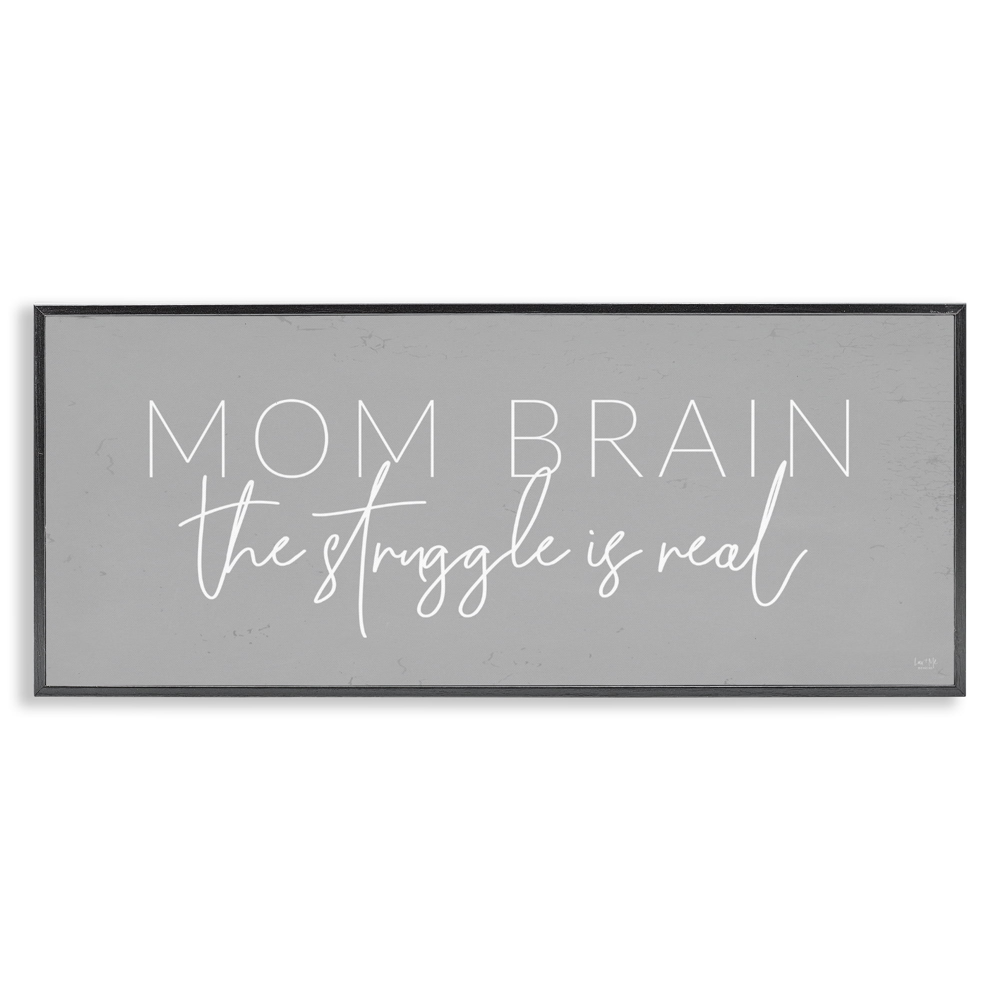 Stupell Industries Mom Brain Struggle Black Framed Giclee Art, design by Lux + Me Designs