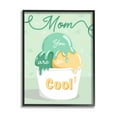 thumbnail image 1 of Stupell Industries Mom You Are So Cool Ice Cream Holiday Painting Black Framed Art Print Wall Art, 1 of 5