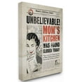 thumbnail image 1 of Stupell Industries Mom's Kitchen Funny Newspaper Vintage Comic Book Design Canvas Wall Art by Ester Kay, 1 of 5