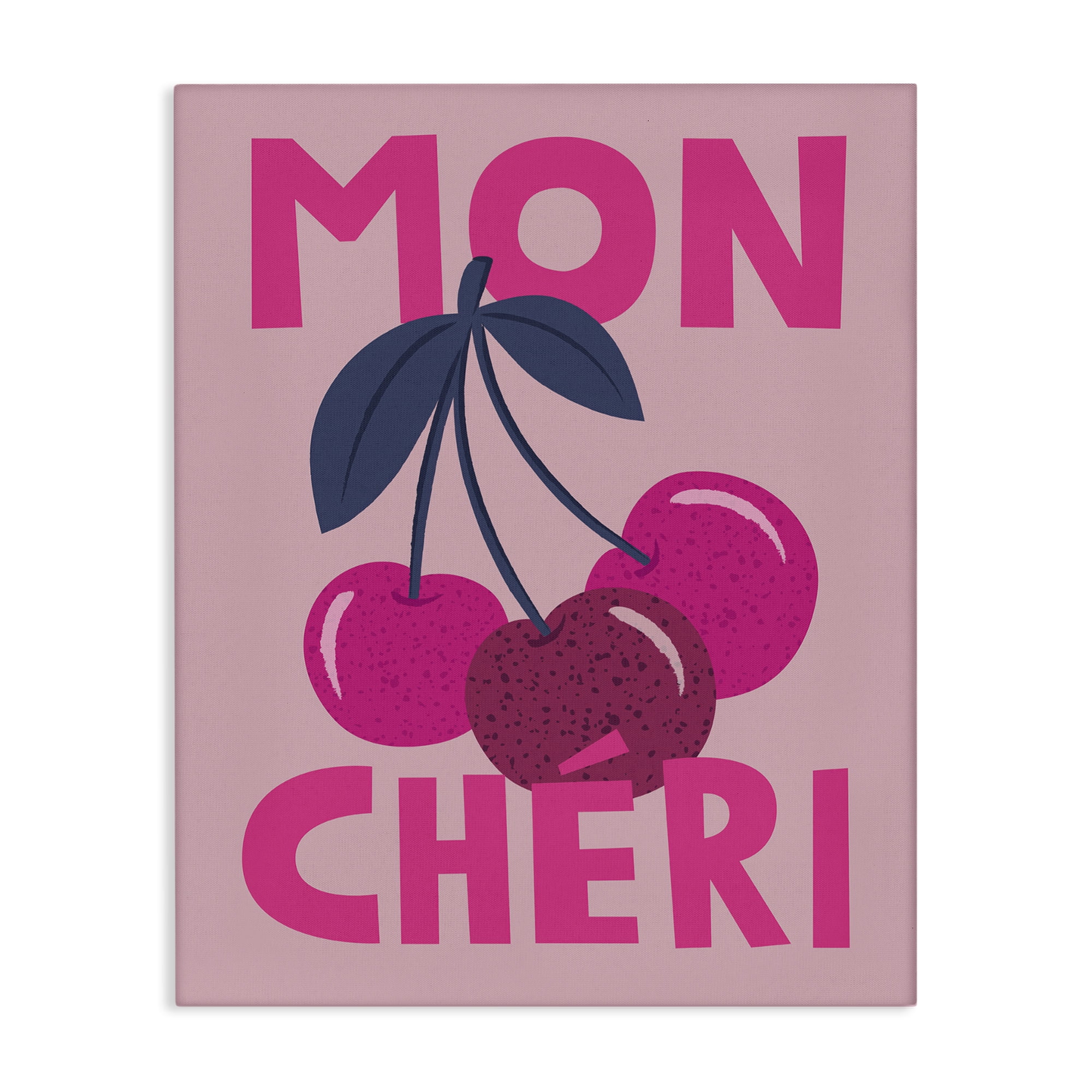 Stupell Industries Mon Cheri Fruits Food & Beverage Painting Wrapped Canvas Art Print Wall Art, 16 x 20