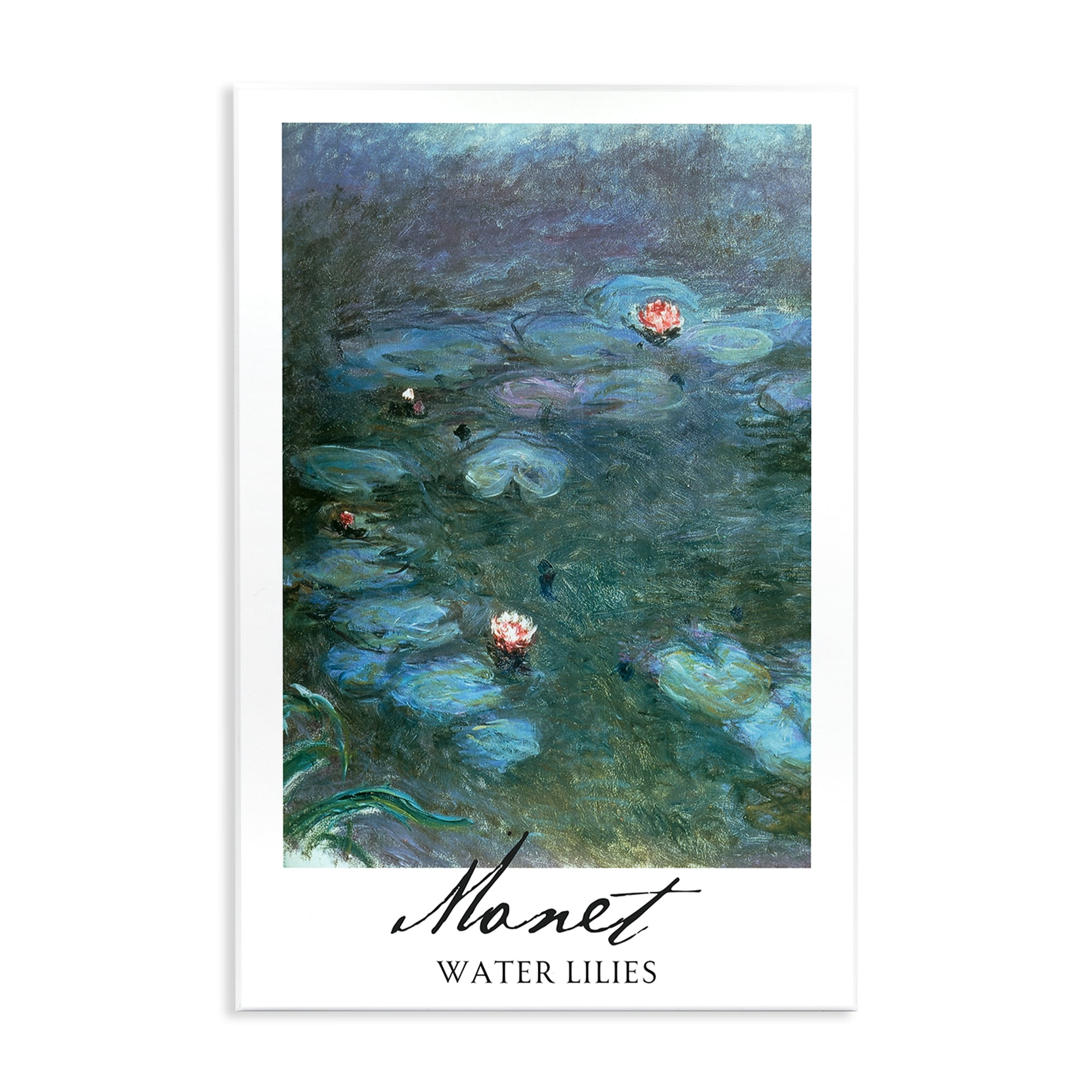 Stupell Industries Monet Water Lilies Wall Plaque Art, design by Vintage Hustle