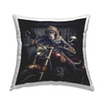 thumbnail image 1 of Stupell Industries Monkey & Motorcycle Decorative Printed Throw Pillow, 18 x 18, 1 of 5