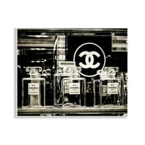 Stupell Industries Monochrome Perfumes Display Fashion Painting Unframed Art Print Wall Art, 14 x 11