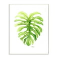 thumbnail image 1 of Stupell Industries Monstera Leaf Tropical Plant Over White Wall Plaque, 10 x 15, Design by Melissa Hyatt LLC, 1 of 6
