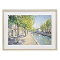 thumbnail image 1 of Stupell Industries Transitional Montrouge Canal Promenade Birch Framed Print Under Glass, 23 x 17, by Creative Studio, 1 of 8