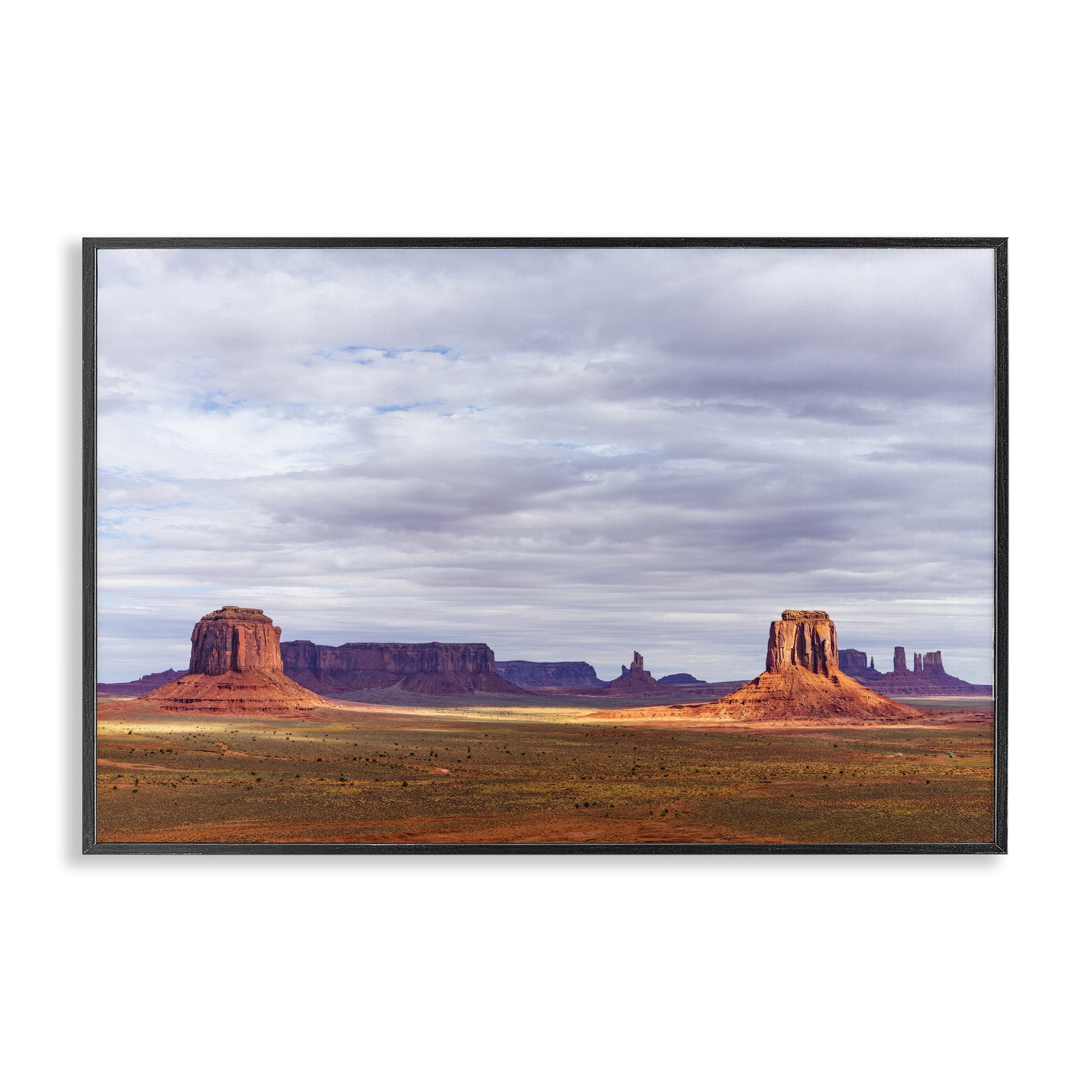 Stupell Industries Monumental Desert Buttes & Mesas Black Framed Giclee Art, design by Shelley Carlisle