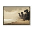 thumbnail image 1 of Stupell Industries Traditional Moody Beach View Brown Floating Frame Canvas Art, 31 x 21, by Noah Bay, 1 of 8