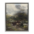 thumbnail image 1 of Stupell Industries Rustic Lodge Moody Highland Cows Herd Gray Floating Frame Canvas Art, 25 x 31, by Arlington Prints, 1 of 8