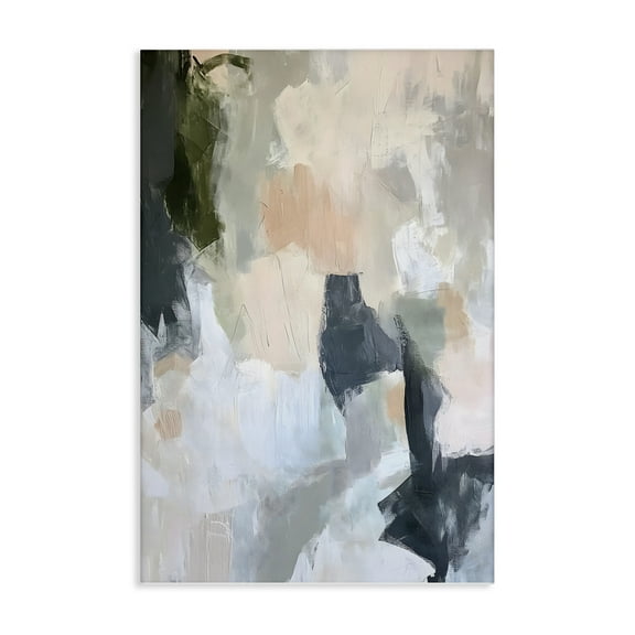Stupell Industries Moody Impressionist Abstract Abstract Painting Wrapped Canvas Canvas Art Print Wall Art, 20 x 30