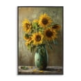 thumbnail image 1 of Stupell Industries Transitional Moody Sunflower Vase Black Framed Giclee Art, 12 x 18, by Creative Studio, 1 of 8